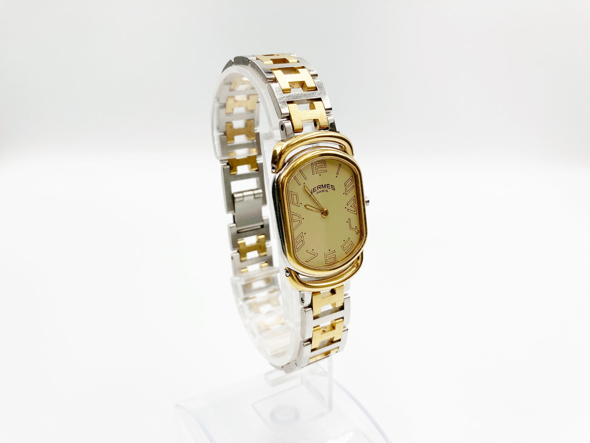 Hermes Rallye Quartz, ladies — champagne dial