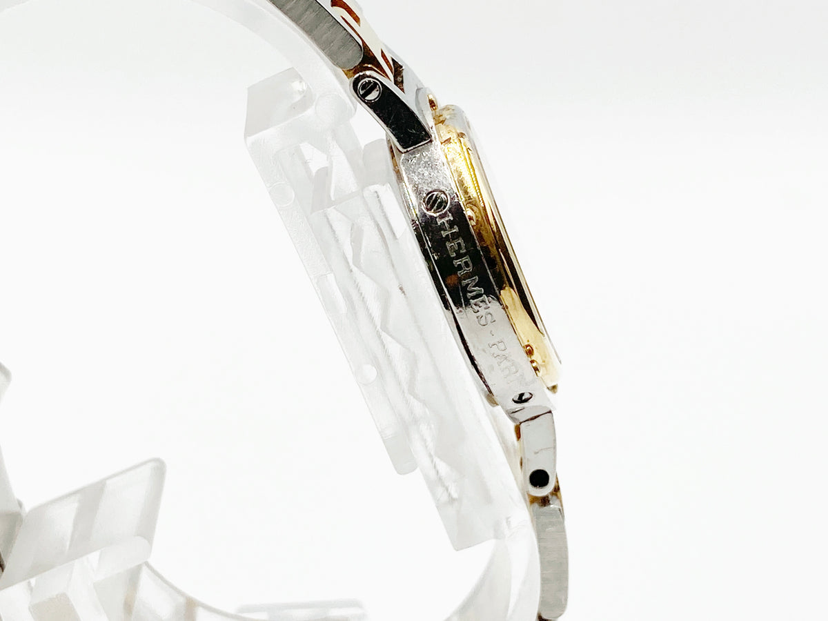 Hermes Clipper Quartz, ladies — white dial