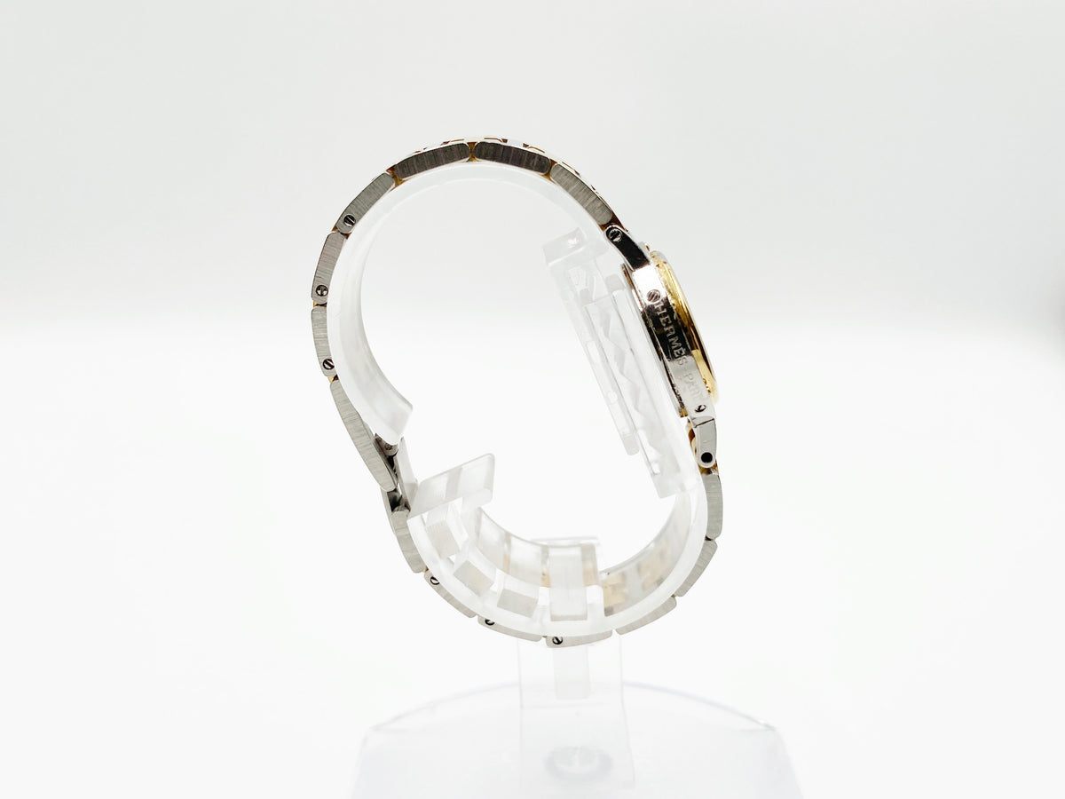 Hermes Clipper Quartz, ladies — white dial