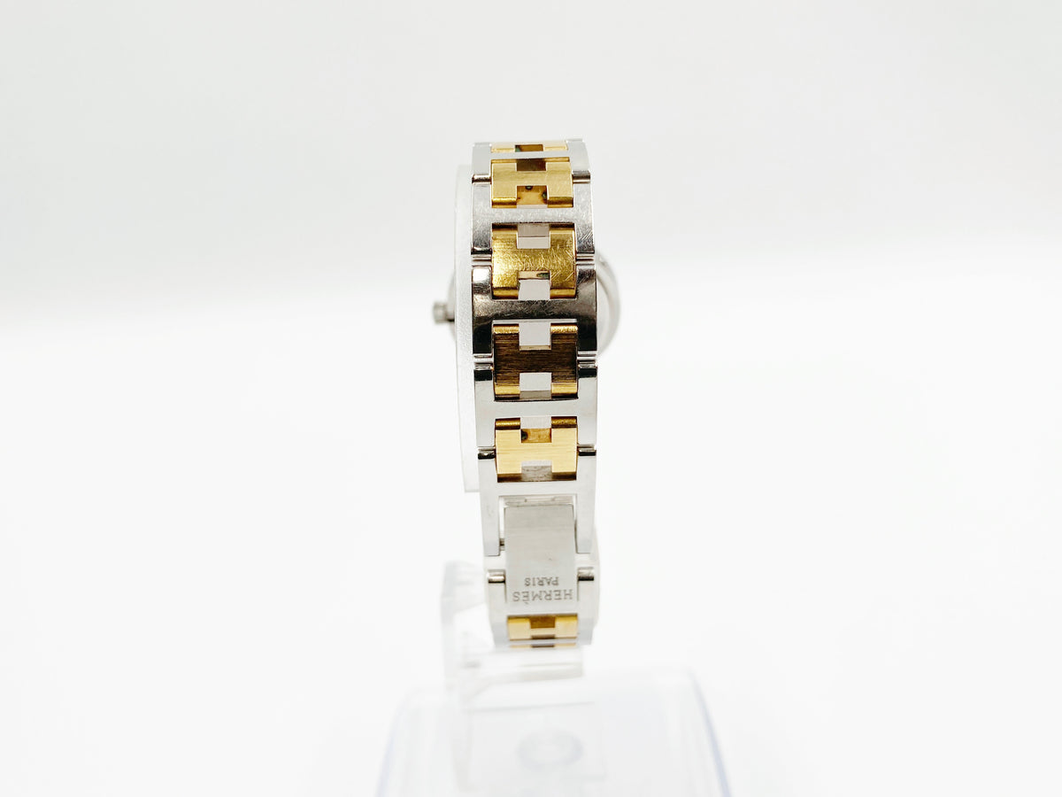 Hermes Clipper Quartz, ladies — white dial