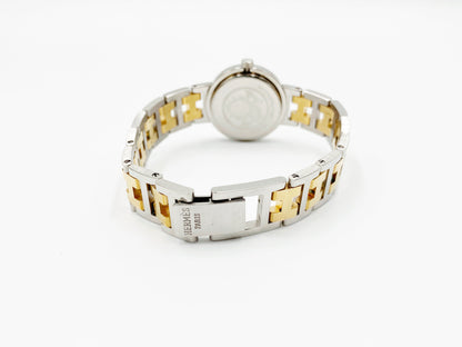 Hermes Clipper Quartz, ladies — white dial
