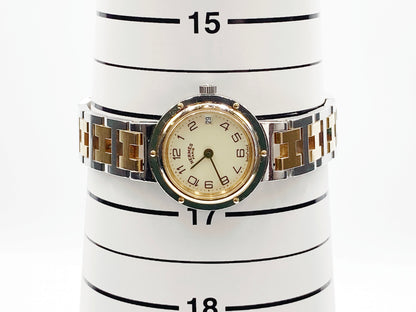 Hermes Clipper Quartz, ladies — white dial