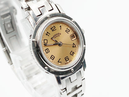 Hermes Clipper CL4.210 Quartz, ladies — champagne dial