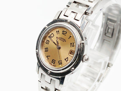 Hermes Clipper CL4.210 Quartz, ladies — champagne dial