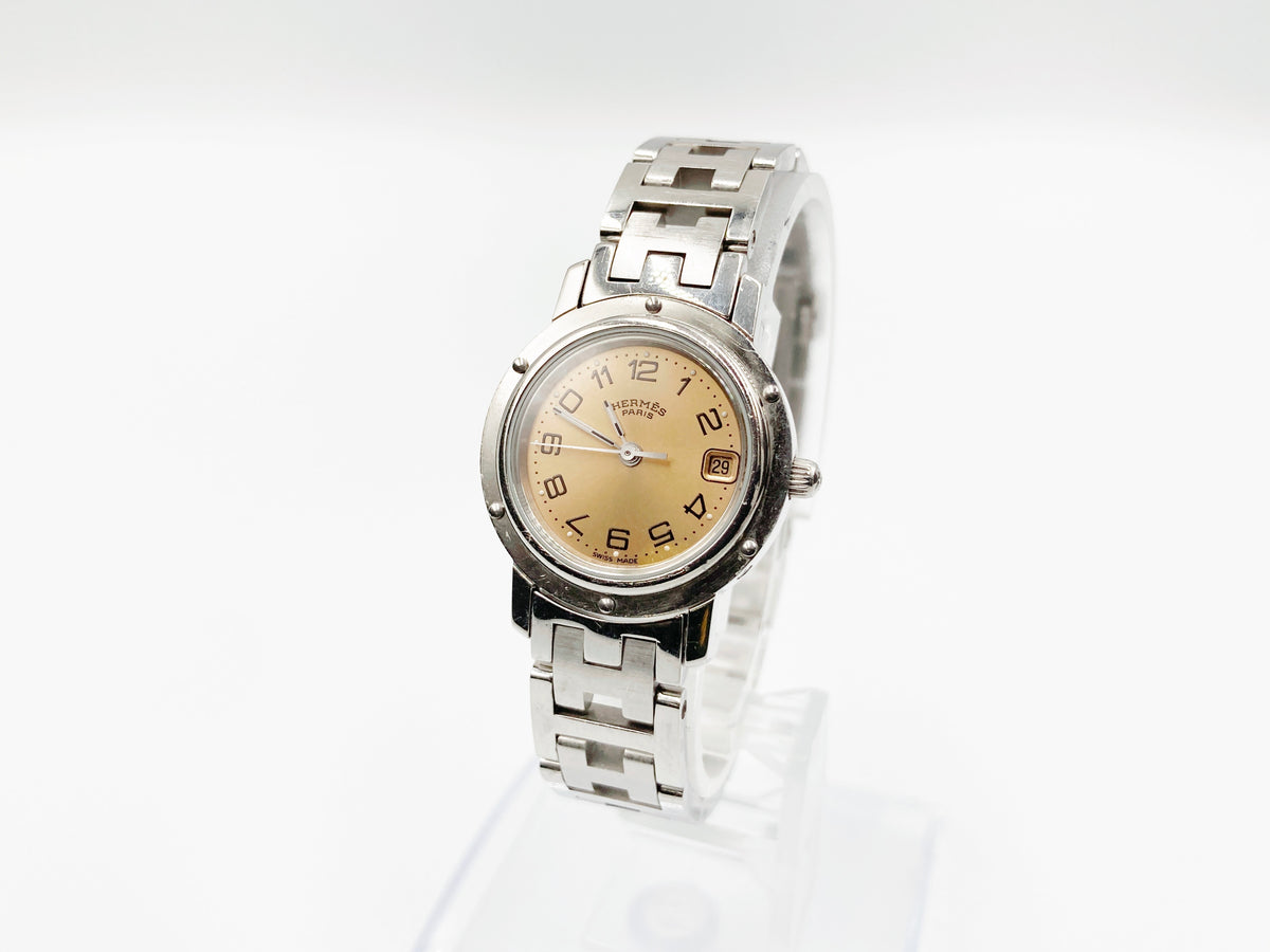 Hermes Clipper CL4.210 Quartz, ladies — champagne dial