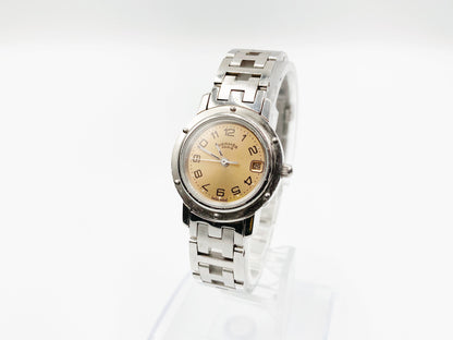 Hermes Clipper CL4.210 Quartz, ladies — champagne dial