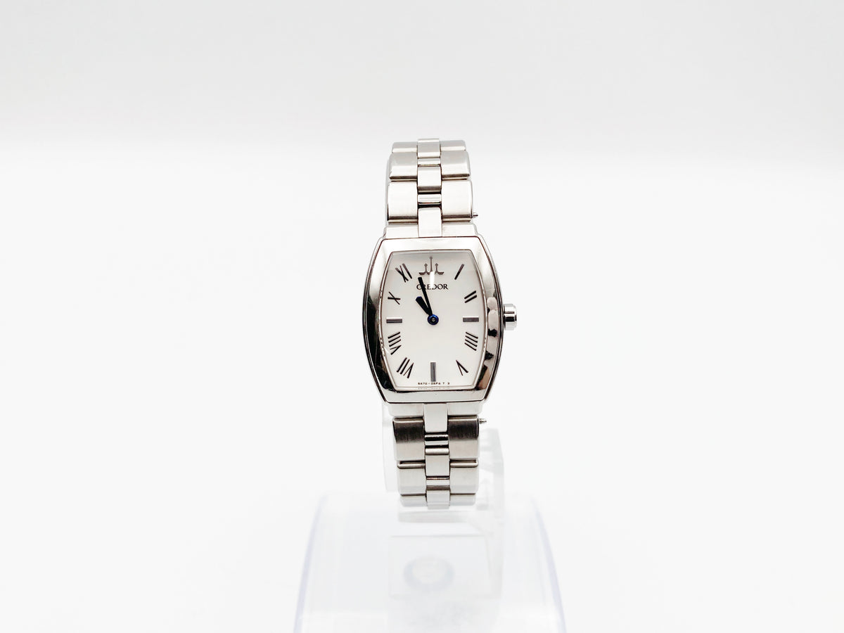 Seiko Credor 5A70-0AF0 Quartz, ladies — white dial