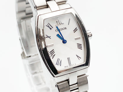 Seiko Credor 5A70-0AF0 Quartz, ladies — white dial