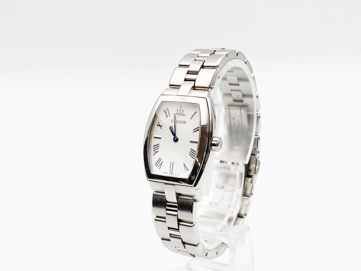Seiko Credor 5A70-0AF0 Quartz, ladies — white dial