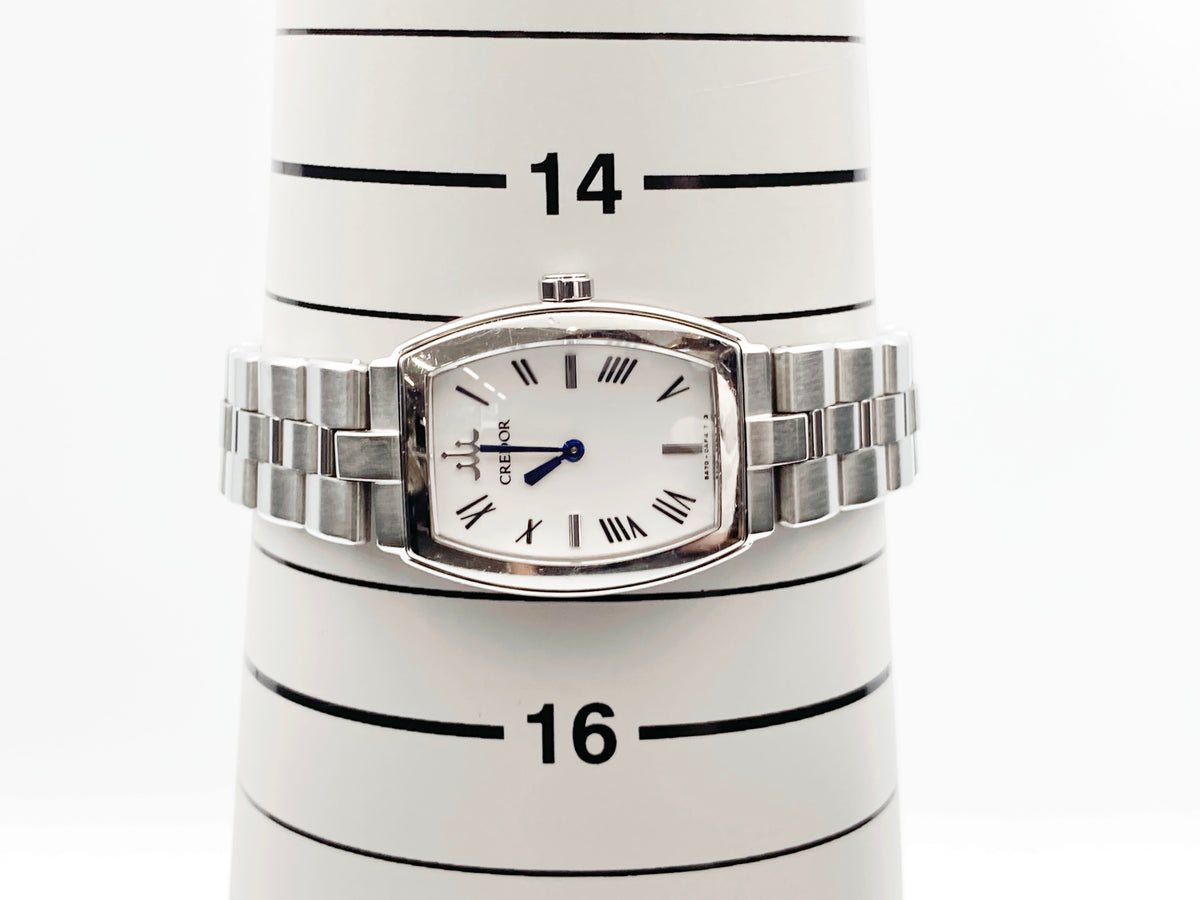 Seiko Credor 5A70-0AF0 Quartz, ladies — white dial