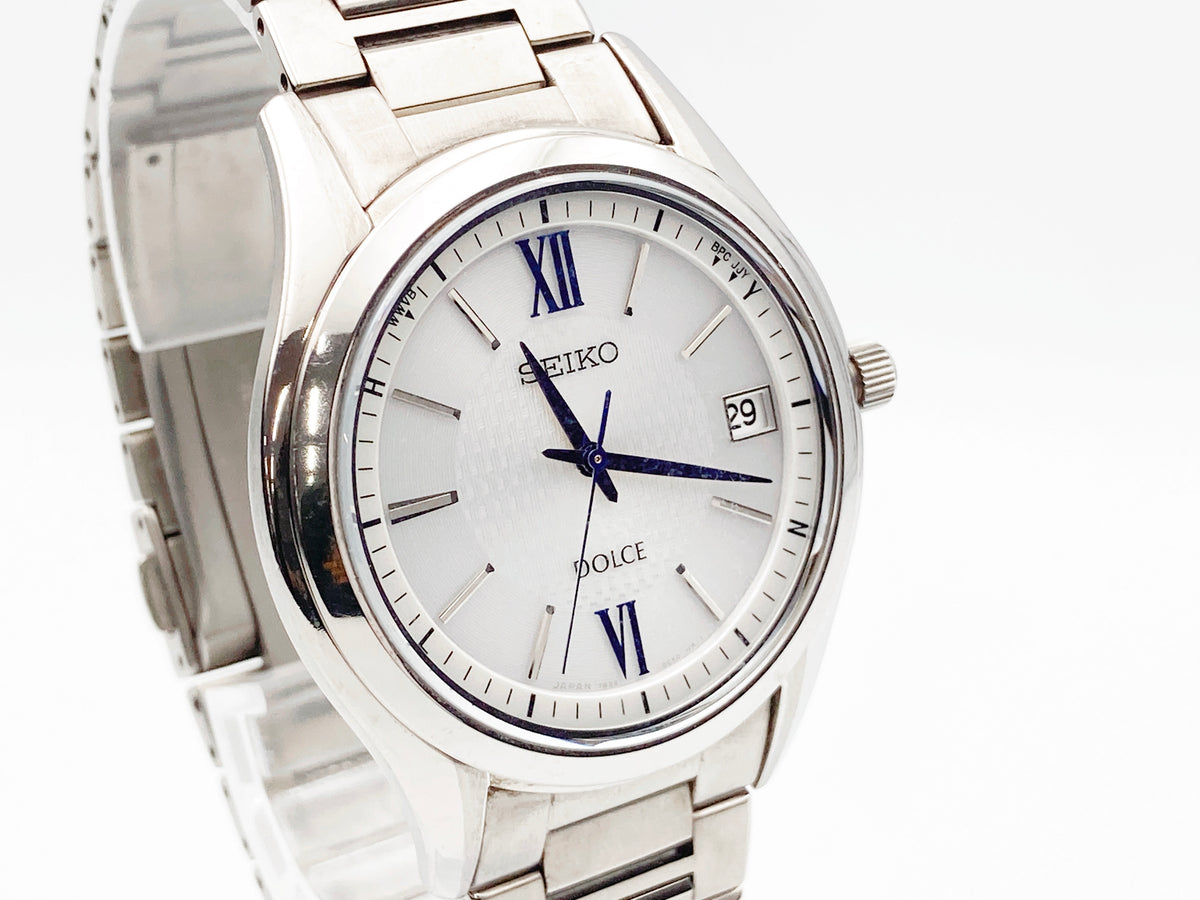 Seiko Dolce 7B24-0BM0 — silver dial