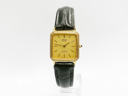Seiko Exceline 8420-5410 Quartz, ladies — gold dial