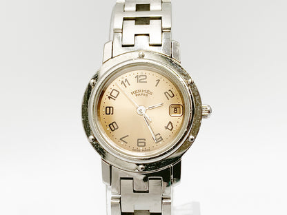 Hermes Clipper CL4.210 Quartz, ladies — champagne dial