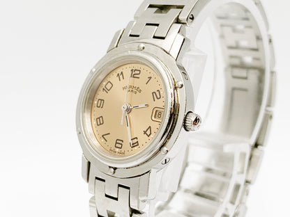 Hermes Clipper CL4.210 Quartz, ladies — champagne dial