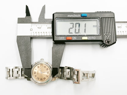 Hermes Clipper CL4.210 Quartz, ladies — champagne dial