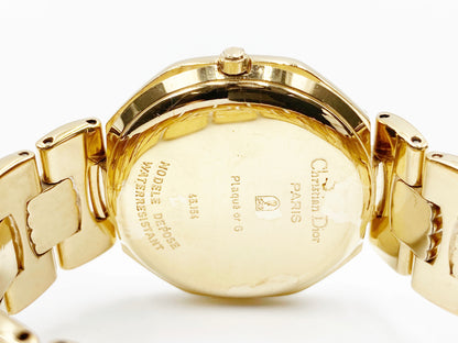 Christian Dior Octagonal Dress Watch 45.154 Quartz — champagne dial