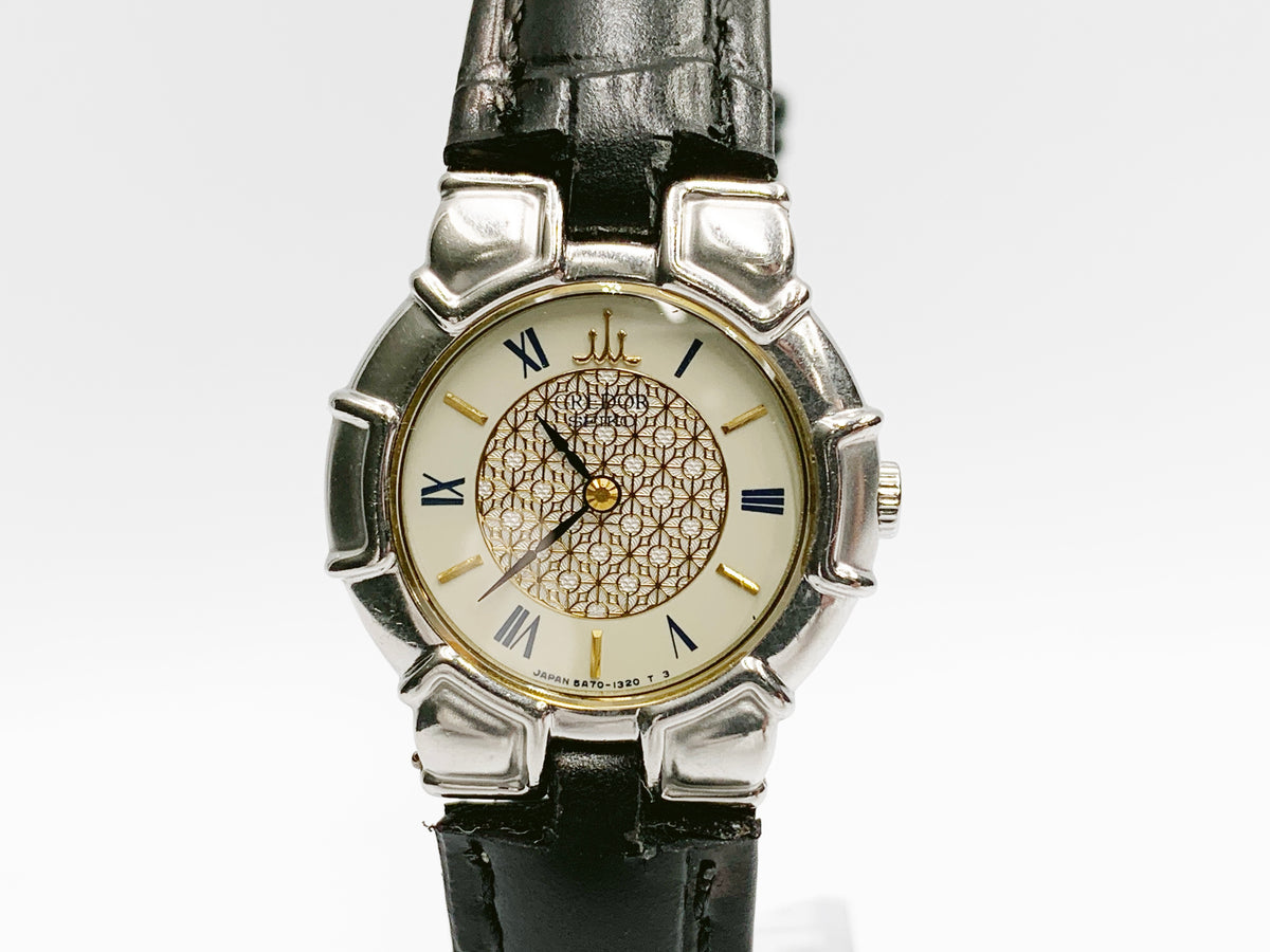 Seiko Credor 5A70-0700 Quartz, ladies — champagne dial
