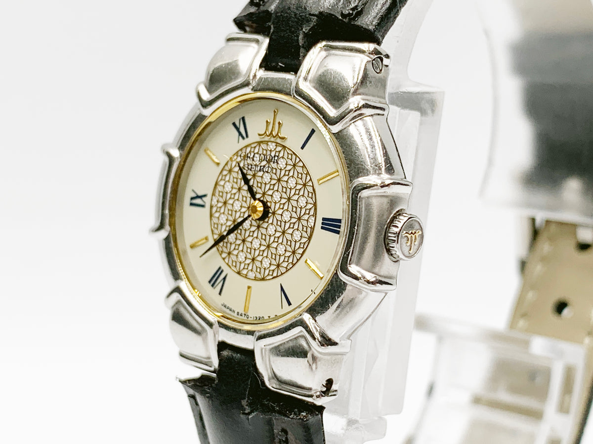 Seiko Credor 5A70-0700 Quartz, ladies — champagne dial