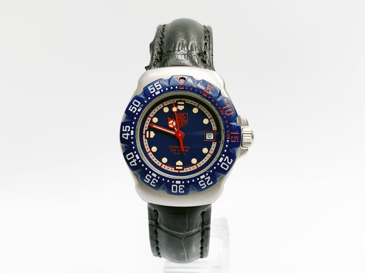 TAG Heuer Professional WA1410 Quartz, ladies — blue dial