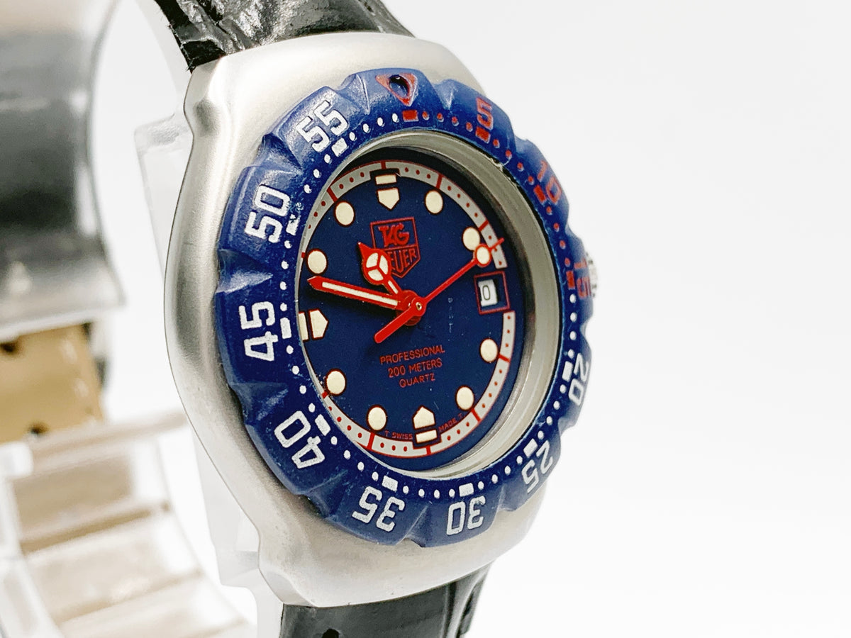 TAG Heuer Professional WA1410 Quartz, ladies — blue dial