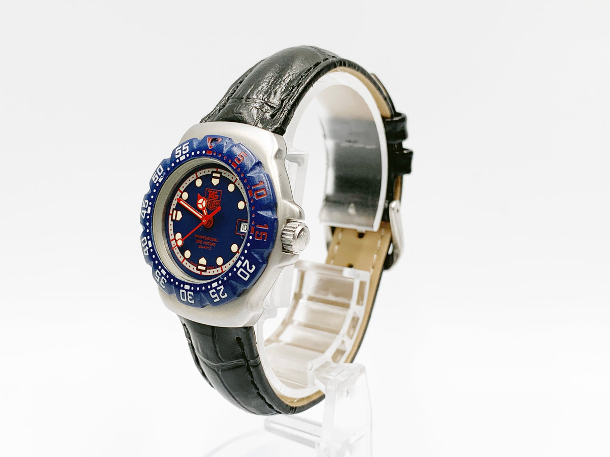 TAG Heuer Professional WA1410 Quartz, ladies — blue dial