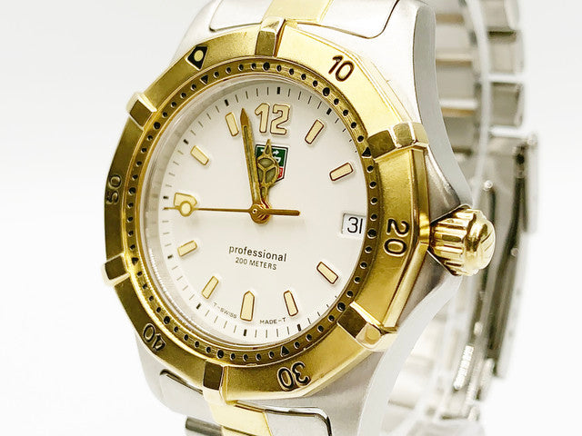 TAG Heuer 2000 Professional WK1220 Quartz — white dial