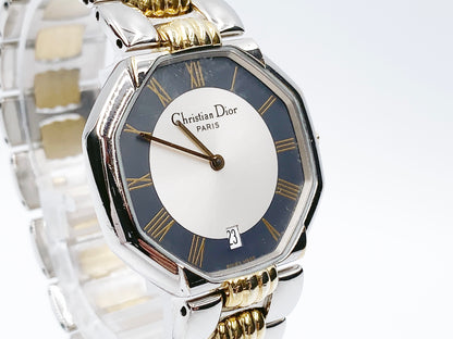 Christian Dior Octagon 45.204 Quartz — black dial