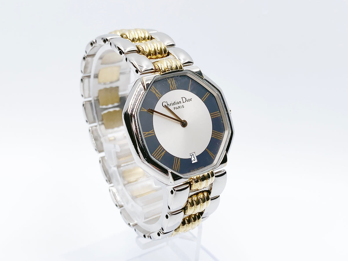 Christian Dior Octagon 45.204 Quartz — black dial