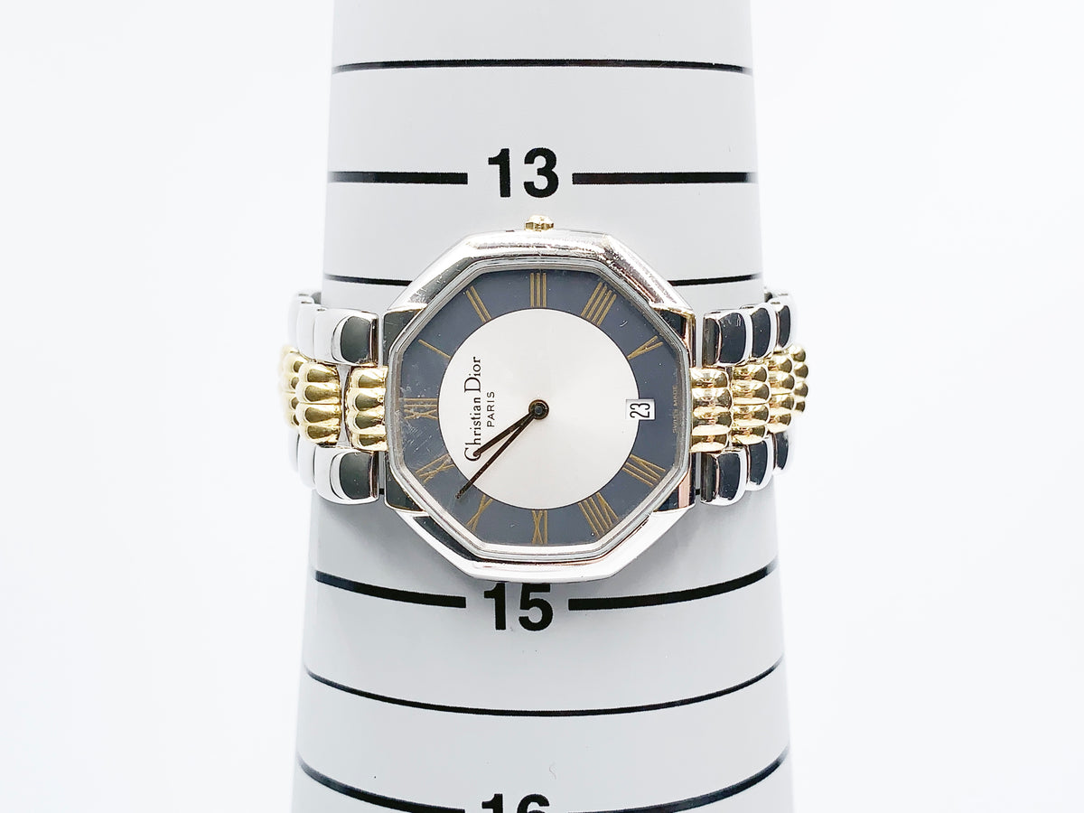 Christian Dior Octagon 45.204 Quartz — black dial