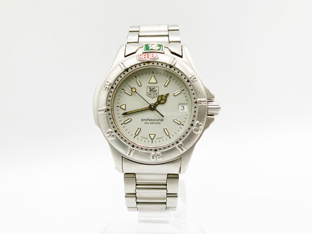 TAG Heuer Professional WF1210-k0 Quartz — white dial