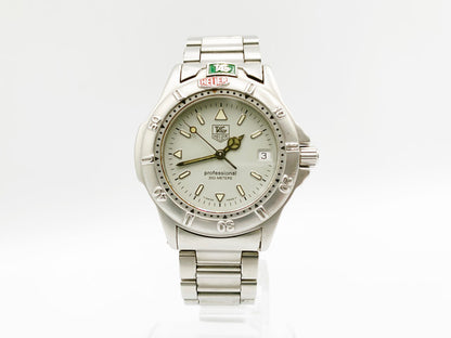 TAG Heuer Professional WF1210-k0 Quartz — white dial