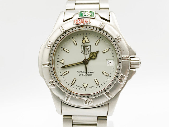 TAG Heuer Professional WF1210-k0 Quartz — white dial