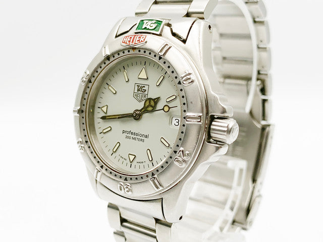 TAG Heuer Professional WF1210-k0 Quartz — white dial