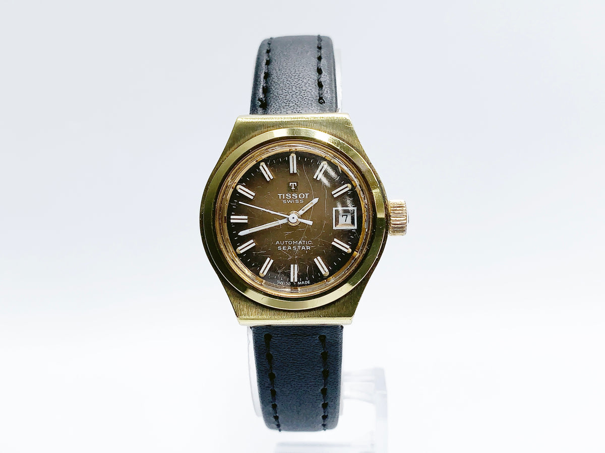 Tissot Seastar Automatic, ladies — brown dial