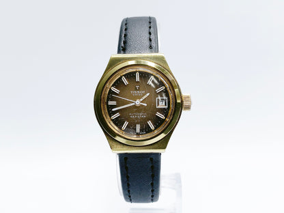 Tissot Seastar Automatic, ladies — brown dial