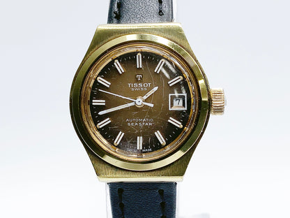 Tissot Seastar Automatic, ladies — brown dial