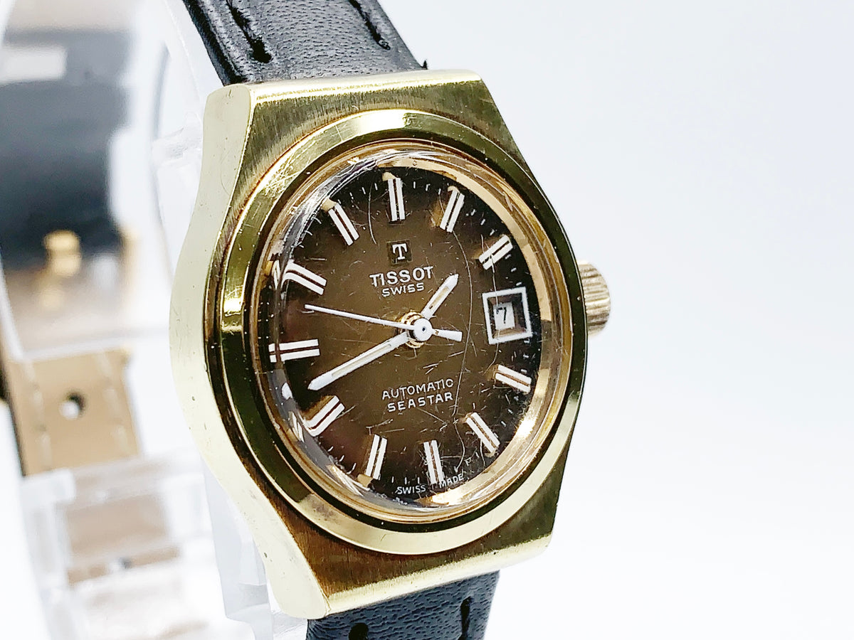 Tissot Seastar Automatic, ladies — brown dial