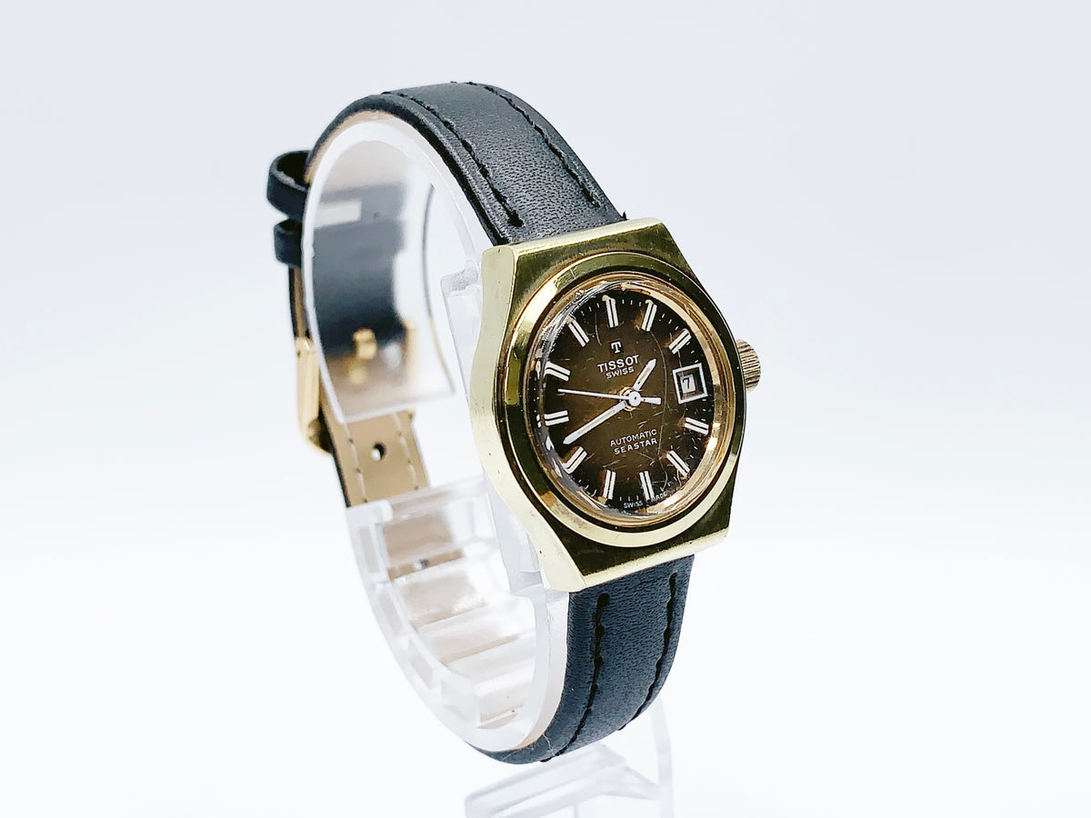 Tissot Seastar Automatic, ladies — brown dial