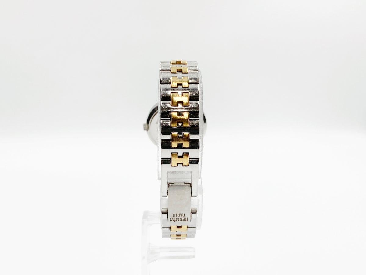 Hermes Sellier Quartz, ladies — white dial