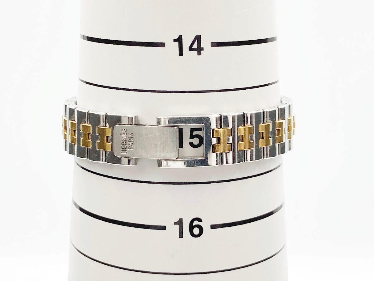 Hermes Sellier Quartz, ladies — white dial