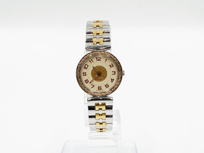 Hermes Sellier Quartz, ladies — white dial