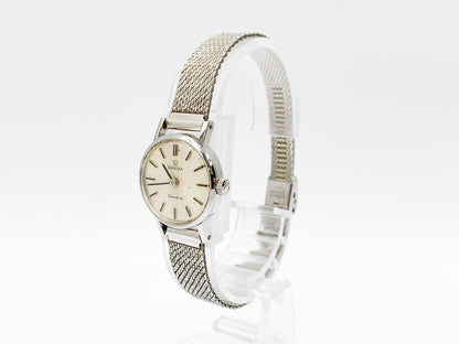 Omega Geneve hand-wound, ladies — silver dial