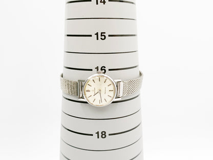 Omega Geneve hand-wound, ladies — silver dial