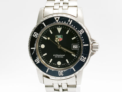 TAG Heuer Professional WD1210-00 Quartz — black dial