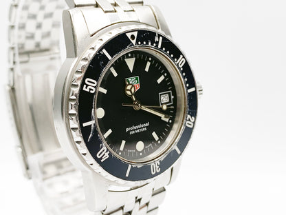 TAG Heuer Professional WD1210-00 Quartz — black dial