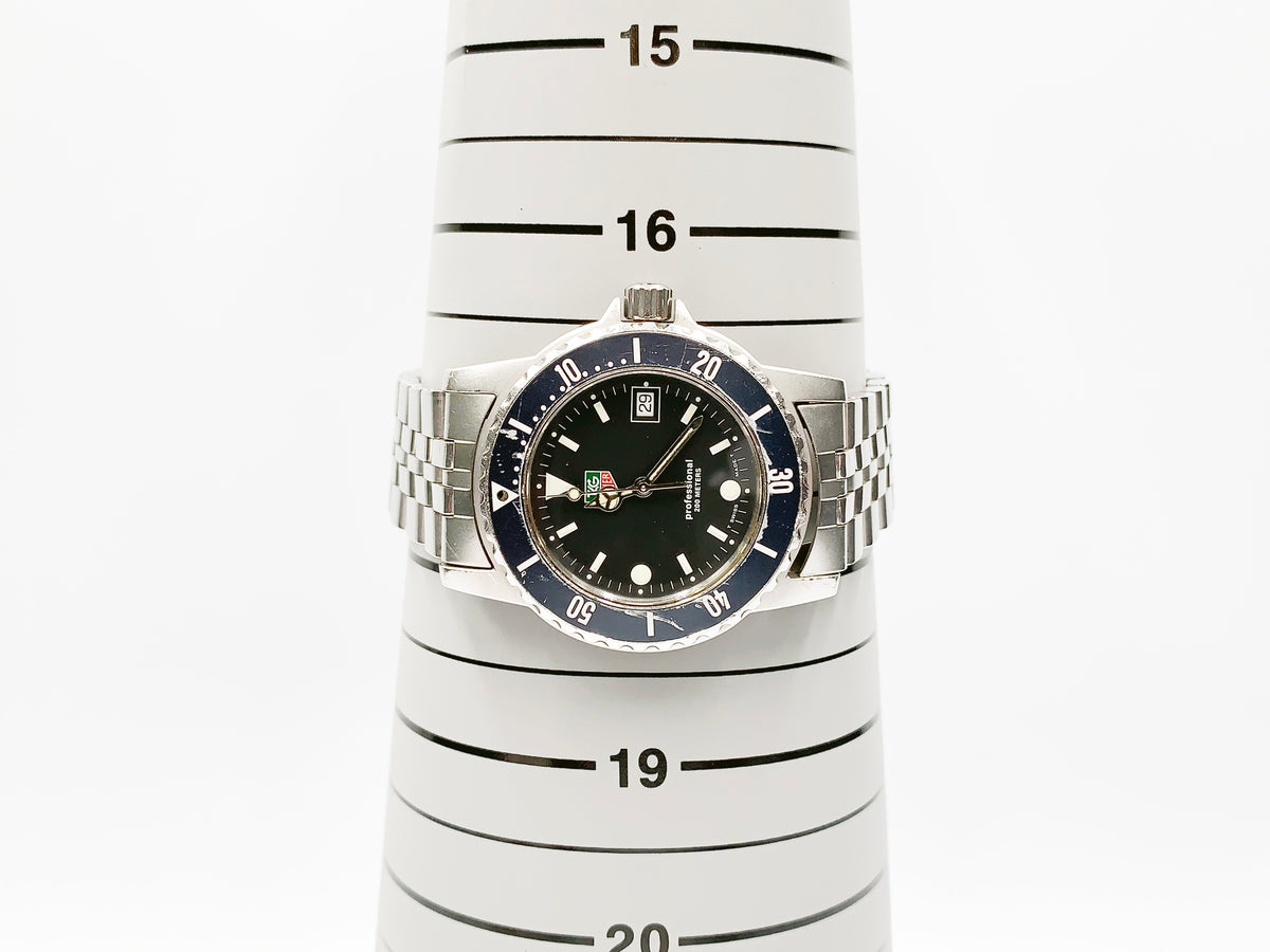 TAG Heuer Professional WD1210-00 Quartz — black dial