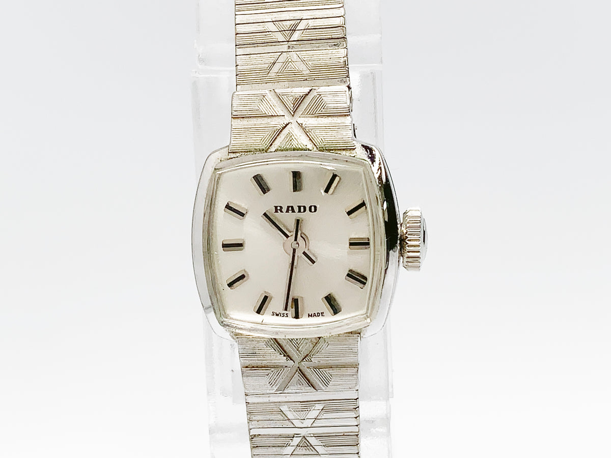 Rado hand-wound, ladies — silver dial