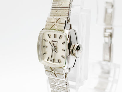 Rado hand-wound, ladies — silver dial