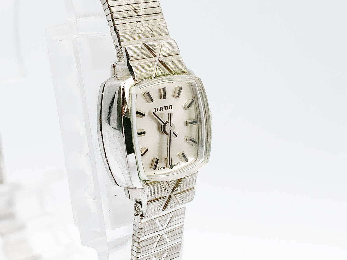 Rado hand-wound, ladies — silver dial