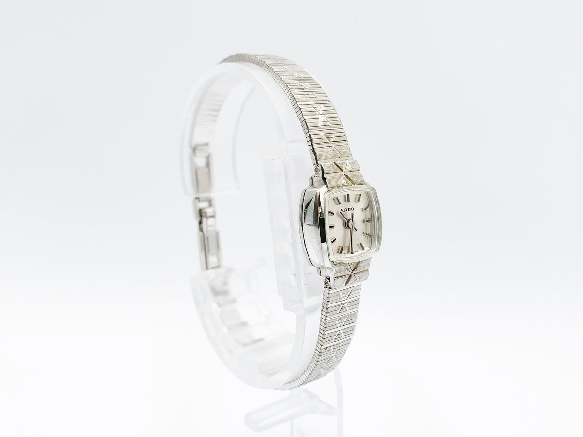 Rado hand-wound, ladies — silver dial